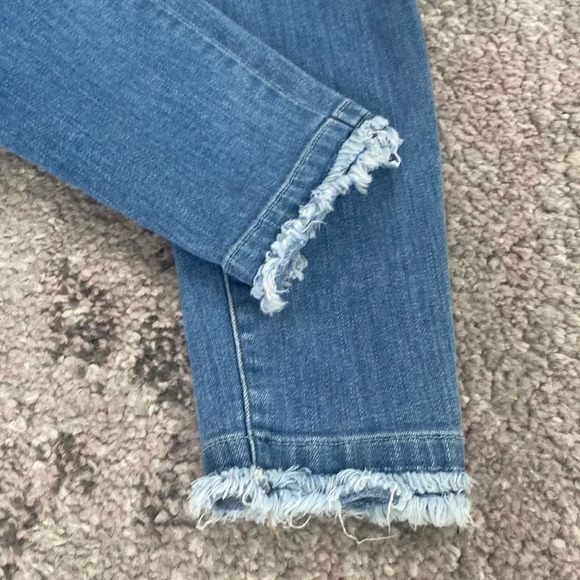 Frame Denim Women's Blue Le High Skinny Cut Offs Morton Distressed Jeans 27 - Picture 5 of 7